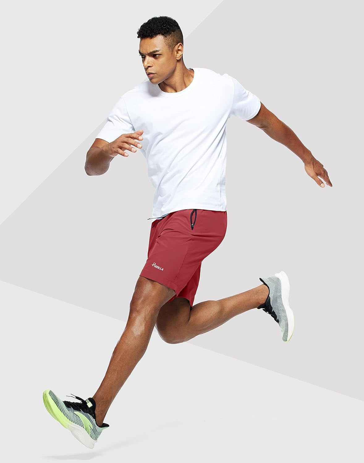 Men'S Workout Running Shorts 7"/5"/9" Lightweight Gym Athletic Shorts for Men with Zipper Pockets